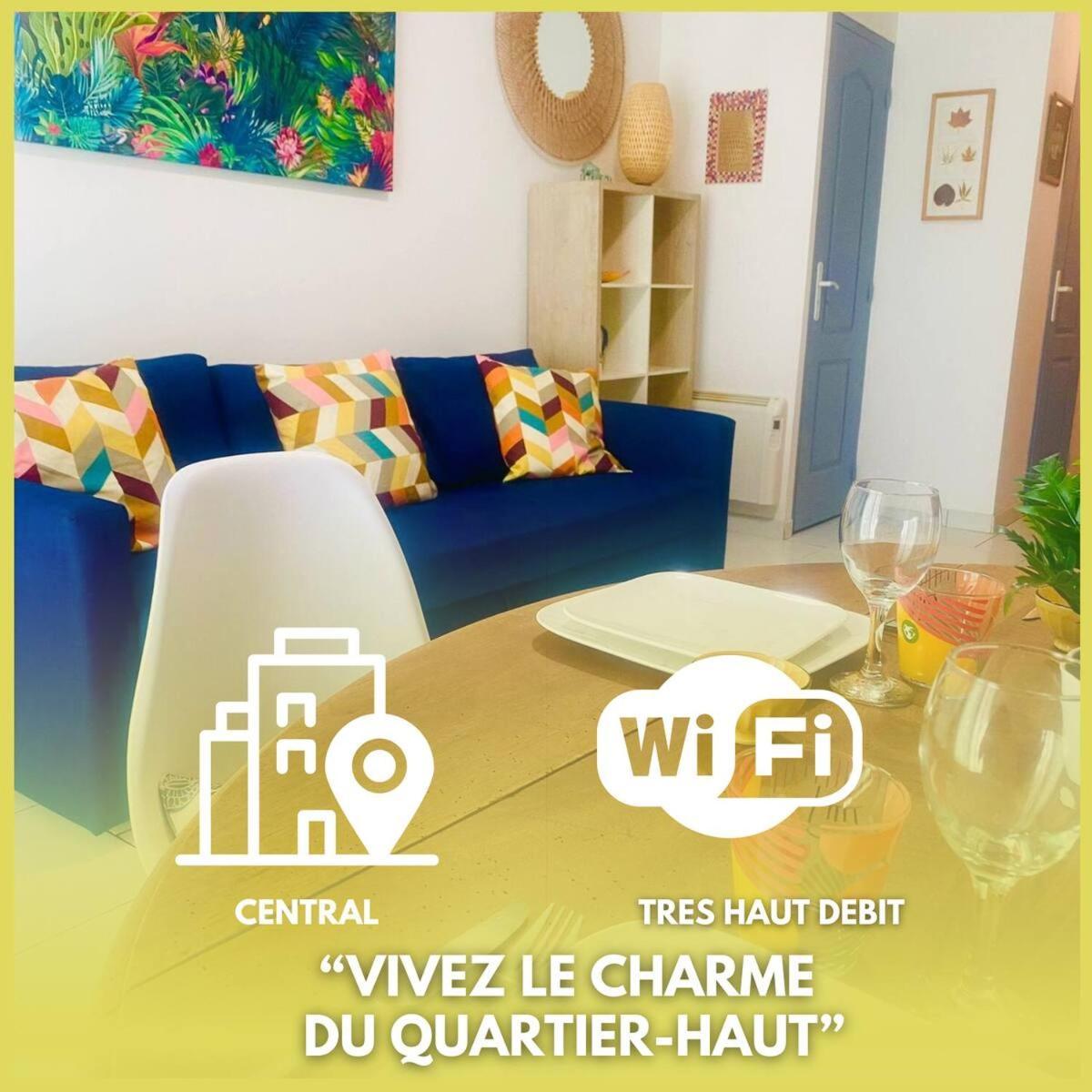 Appartement Neuf Cosy Centre Ville Quartier Haut Sète Buitenkant foto